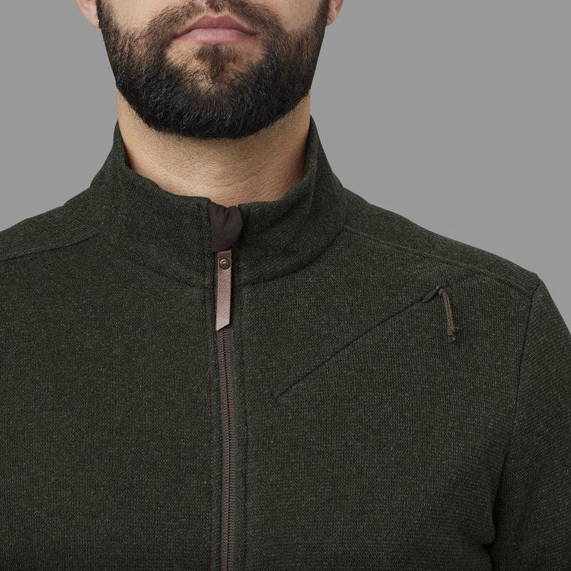 Harkila Metso Mens Breathable Full Zip - Willow Green Special Online Offer