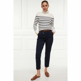 Limited Edition Offer Hot Clearance Now Holland Cooper Arnesby Ladies Chinos - Ink Navy
