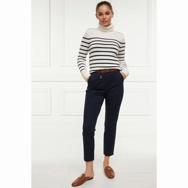 Limited Edition Offer Hot Clearance Now Holland Cooper Arnesby Ladies Chinos - Ink Navy