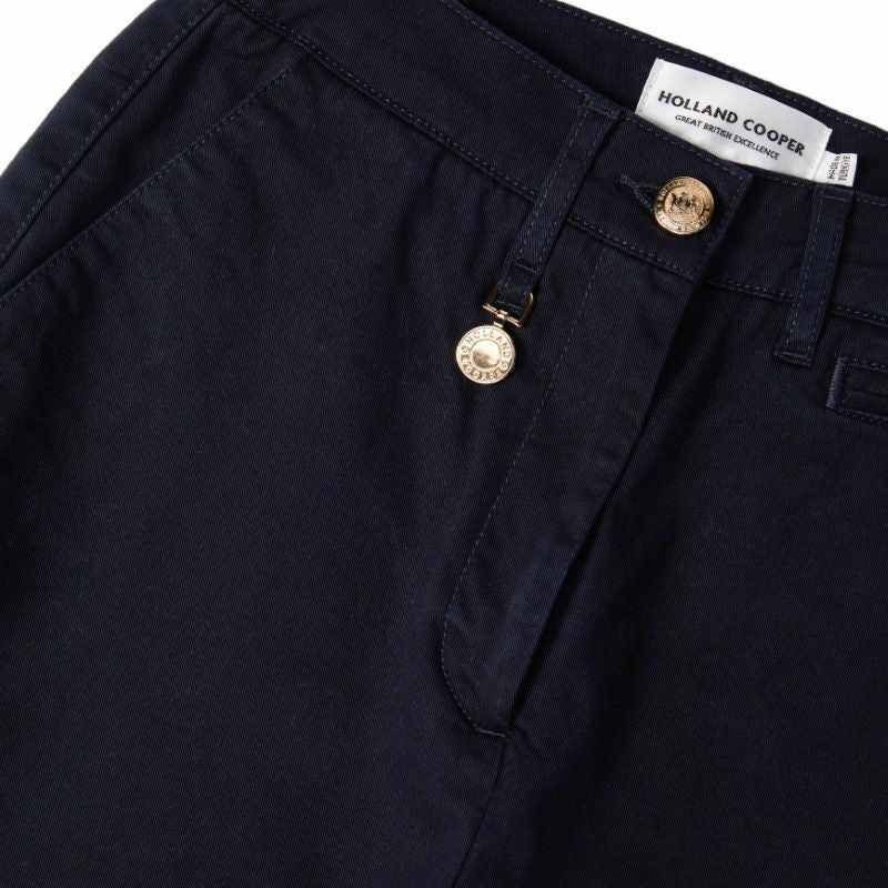Shop the Savings Holland Cooper Arnesby Ladies Chinos - Ink Navy
