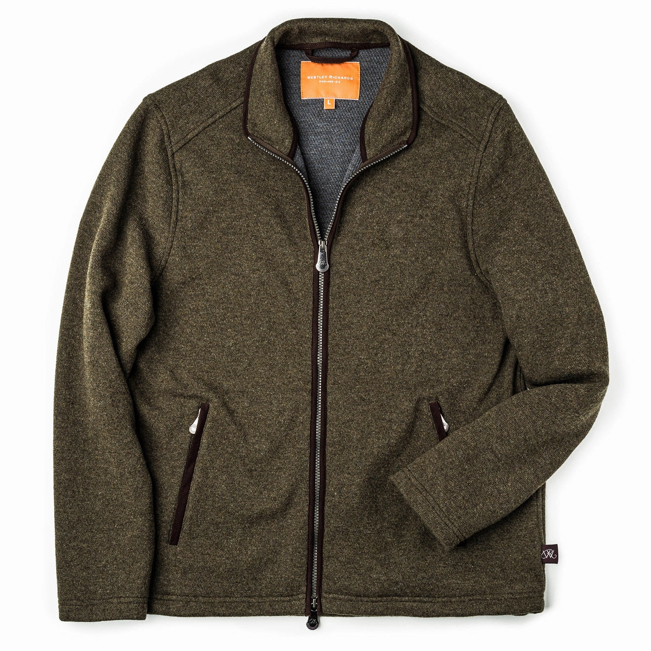 Mega Online Discount Westley Richards Lyell Full Zip Fleece Moss