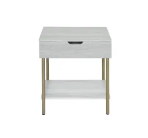 Whitman - Square End Table - White