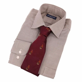 Surprise Offer Now William Powell Cotton Grouse Mens Shooting Shirt - Moorland Check