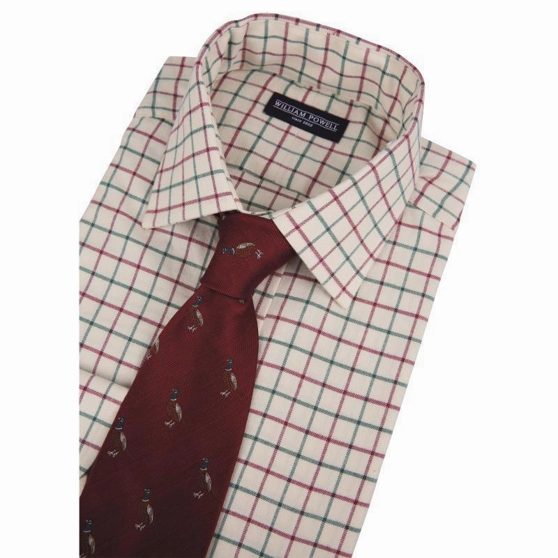 Today Only Hot Pick William Powell Country Check Regular Fit Mens Shirt - Red/ Green