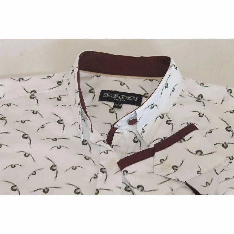 William Powell Ladies Flying Grouse Shirt - White Grab It Fast