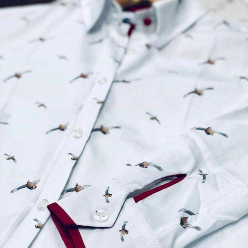 Weekend Specials Hot Item Clearance William Powell Ladies Partridge Shirt - White