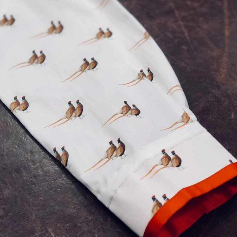 Limited Time Hot Deal Save Big Online William Powell Ladies Pheasants Shirt - White