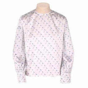 Special Price Today Big Sale Today William Powell Ladies Satin Blouse - Standing Pheasant