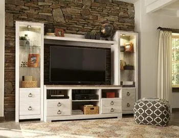 Willowton 4-Piece Entertainment Center