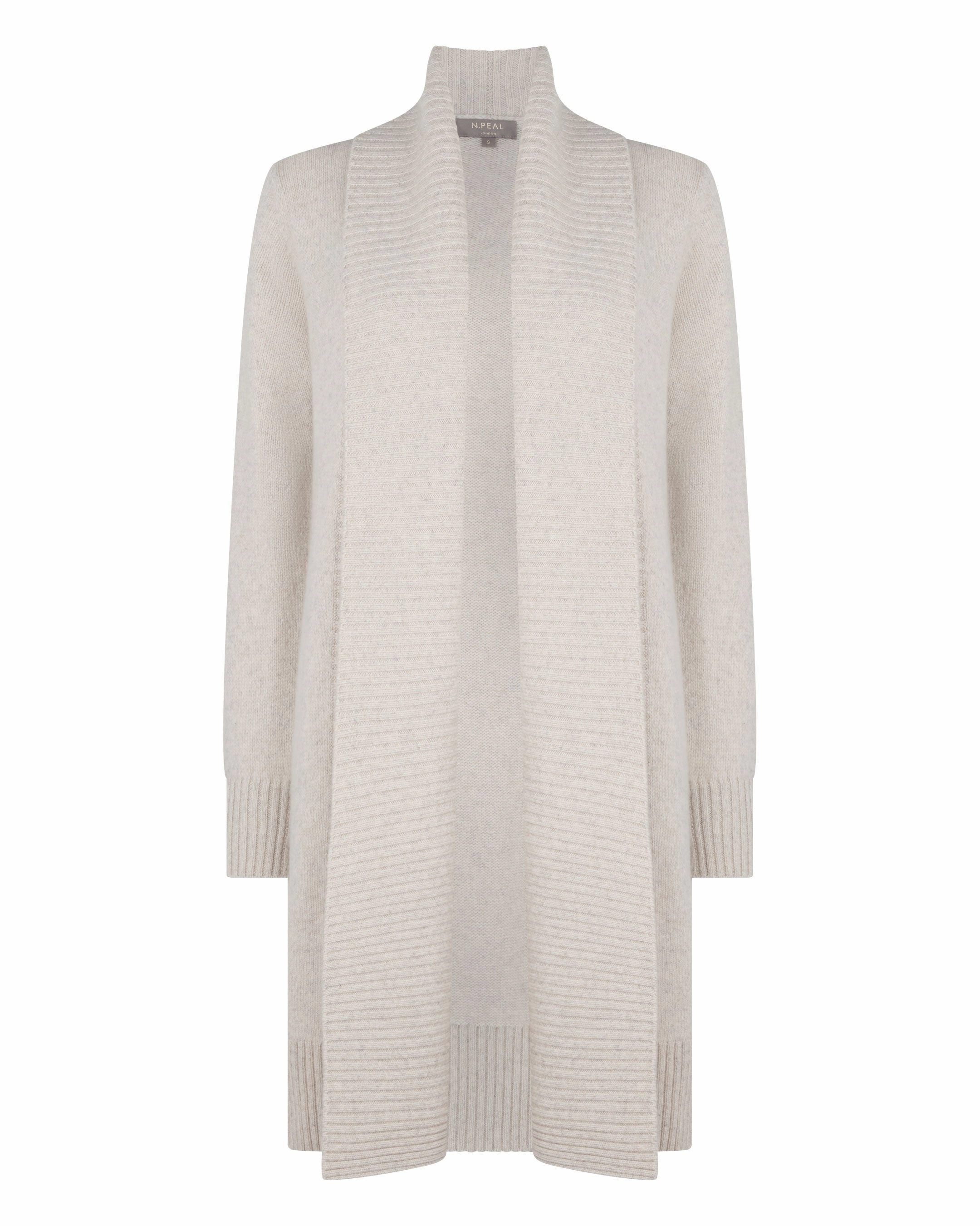 Women'S Abbey Cashmere Cardigan Ash Grey Marl Todays Steal