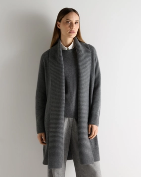 Flash Offer Today Exclusive Online Offer Women'S Abbey Cashmere Cardigan Elephant Grey