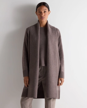 Shop the Savings Women'S Abbey Cashmere Cardigan Otter Brown