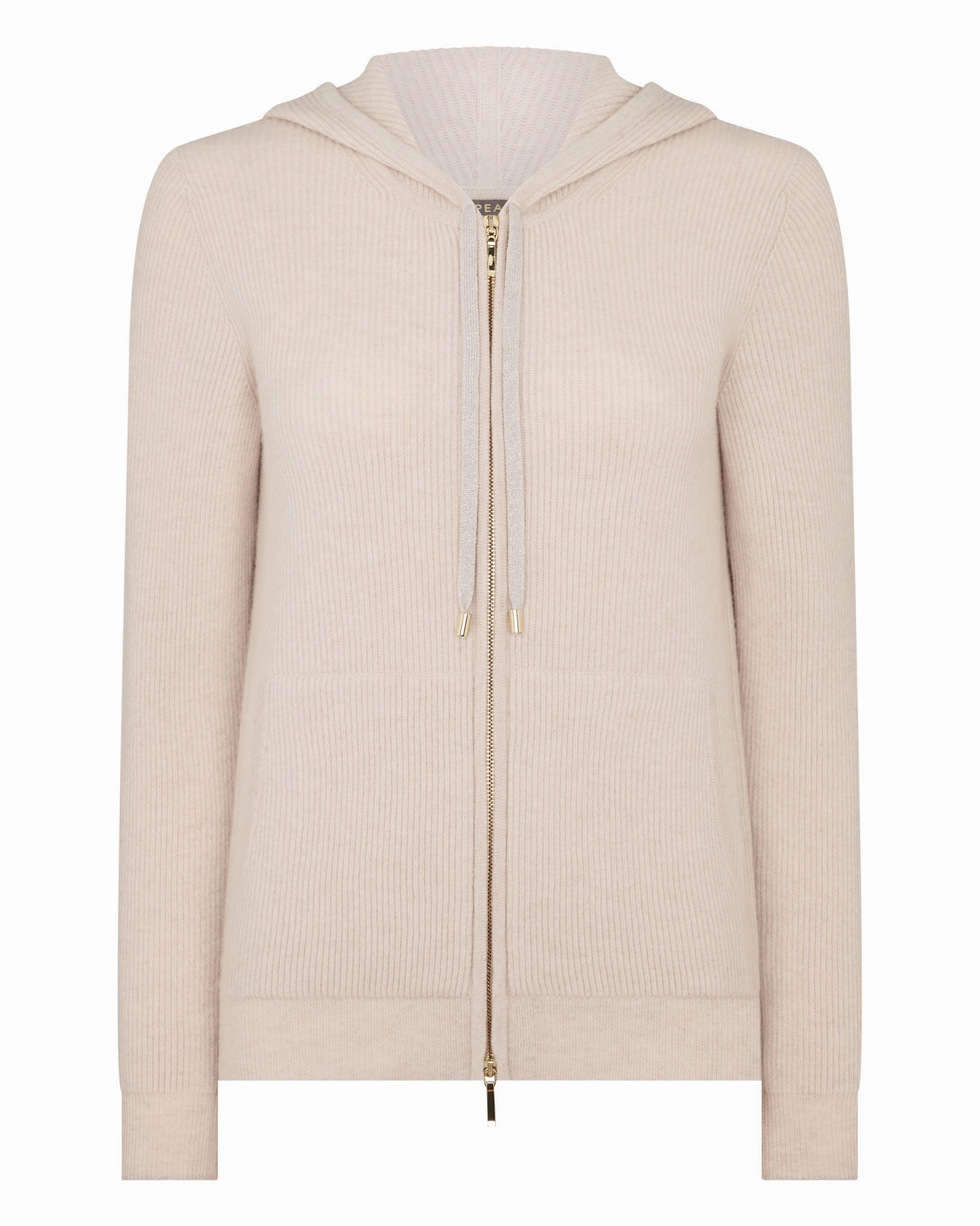 Grab Your Hot Pick Hot Offer Event Women'S Ada Ribbed Cashmere Hoodie Ecru White