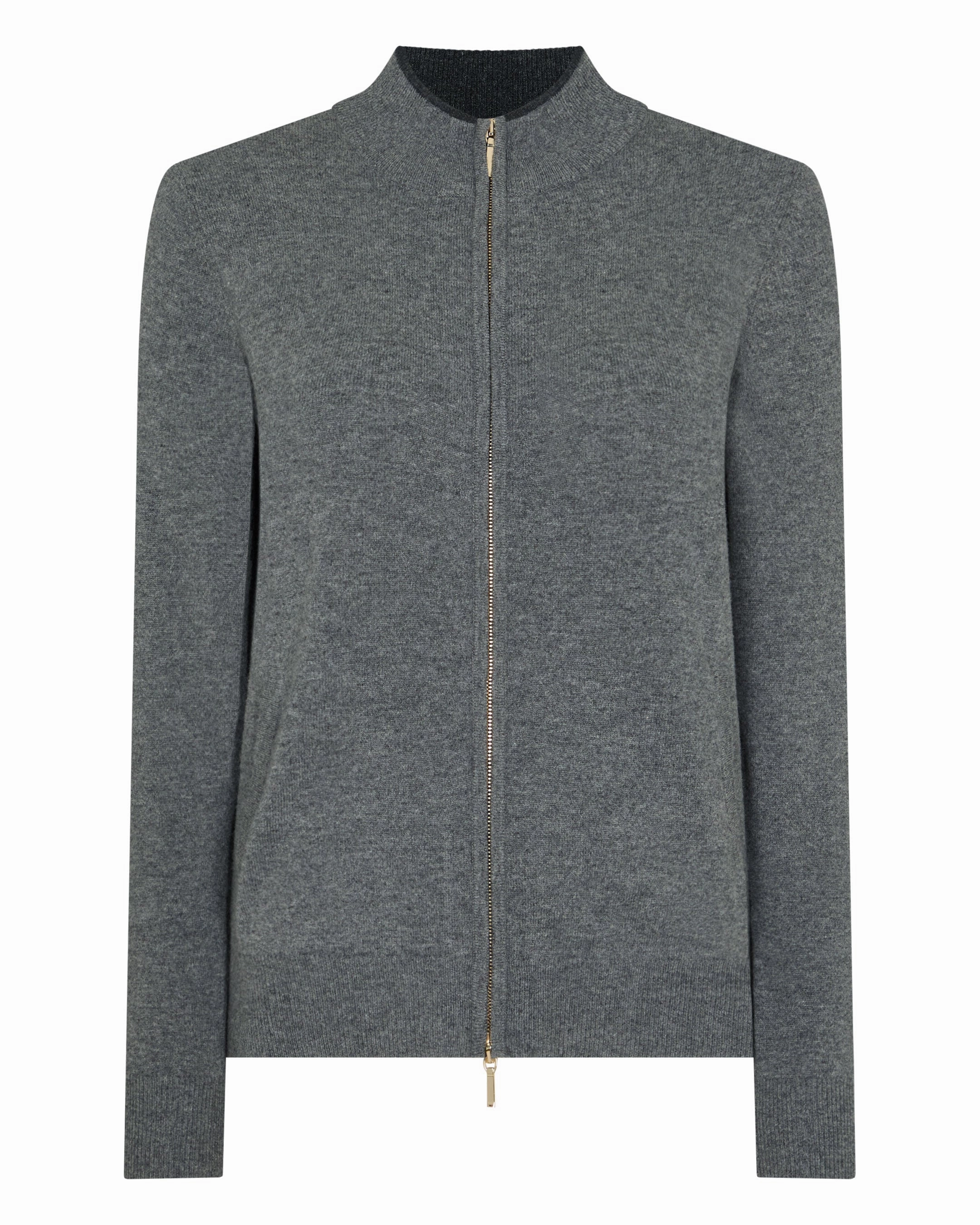 Big Price Drop Women'S Alisa Full Zip Cashmere Cardigan Elephant Grey