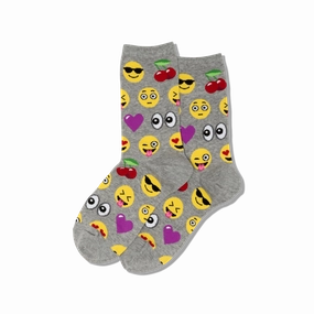 Women'S Emoji Crew Socks Clearance Savings Now