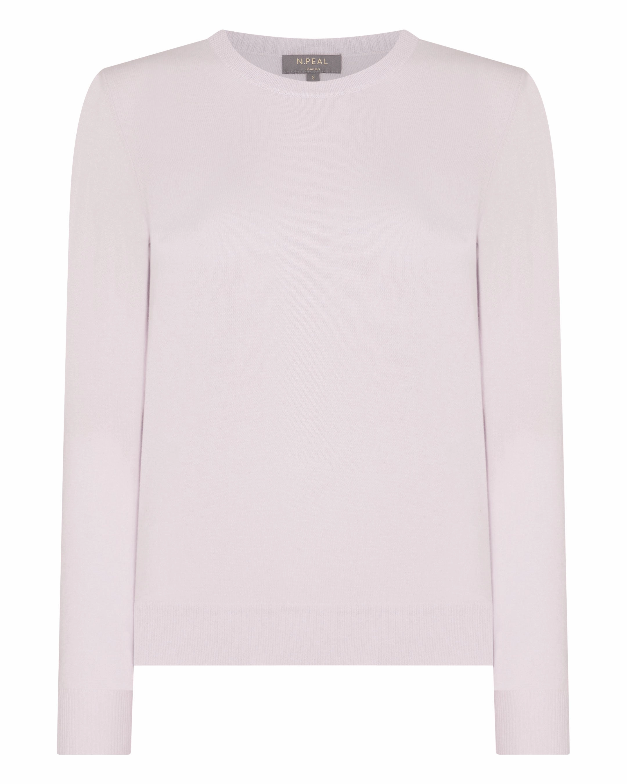 Deal Frenzy Today Dont Miss Hot Deals Women'S Evie Classic Round Neck Cashmere Jumper Chalk Pink