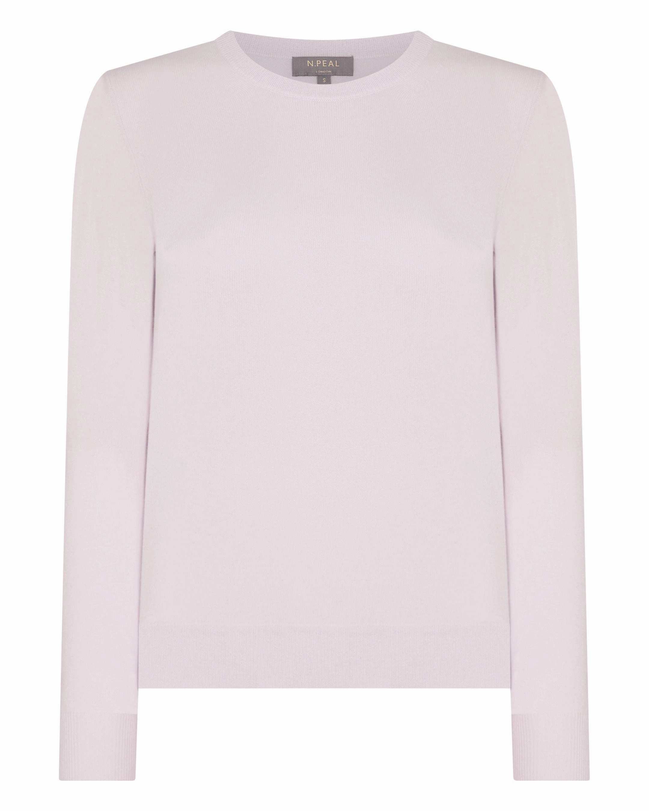 Clearance Event Hot Pick Online Women'S Evie Classic Round Neck Cashmere Jumper Chalk Pink