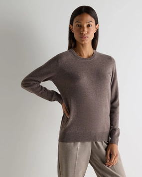 Hot Sale Frenzy Today Only Discount Alert Women'S Evie Classic Round Neck Cashmere Jumper Otter Brown