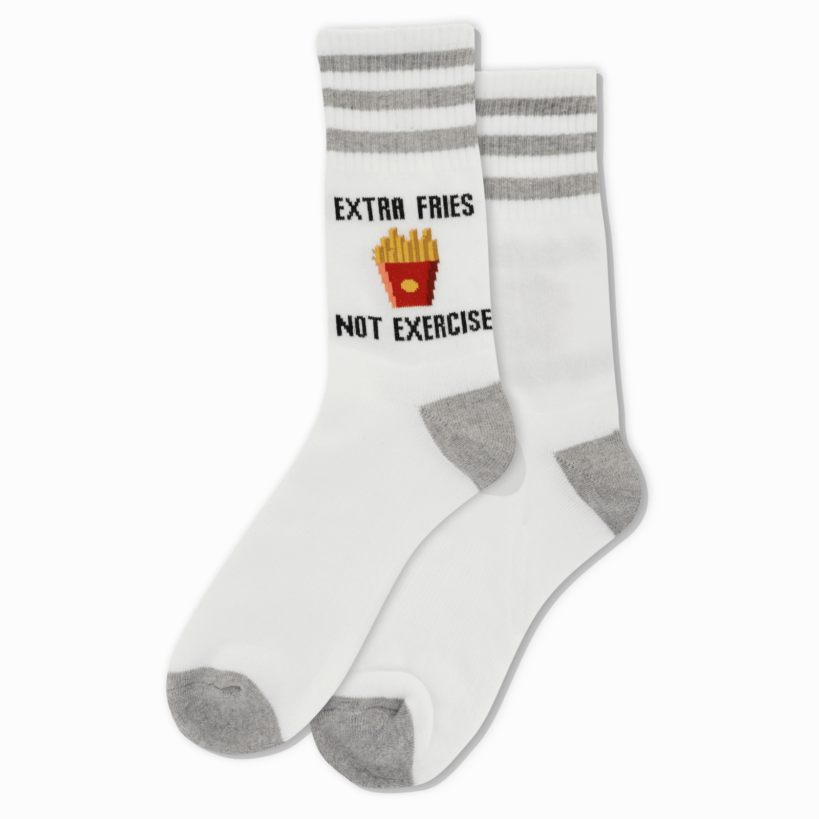Women'S Extra Fries Not Exercise Crew Socks Todays Hot Pick Limited Stock Deals