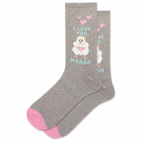 Hot Picks Today Women'S I Love You Maaaa Crew Sock