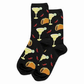 Women'S Margaritas And Tacos Crew Socks Today Only Hot Sale