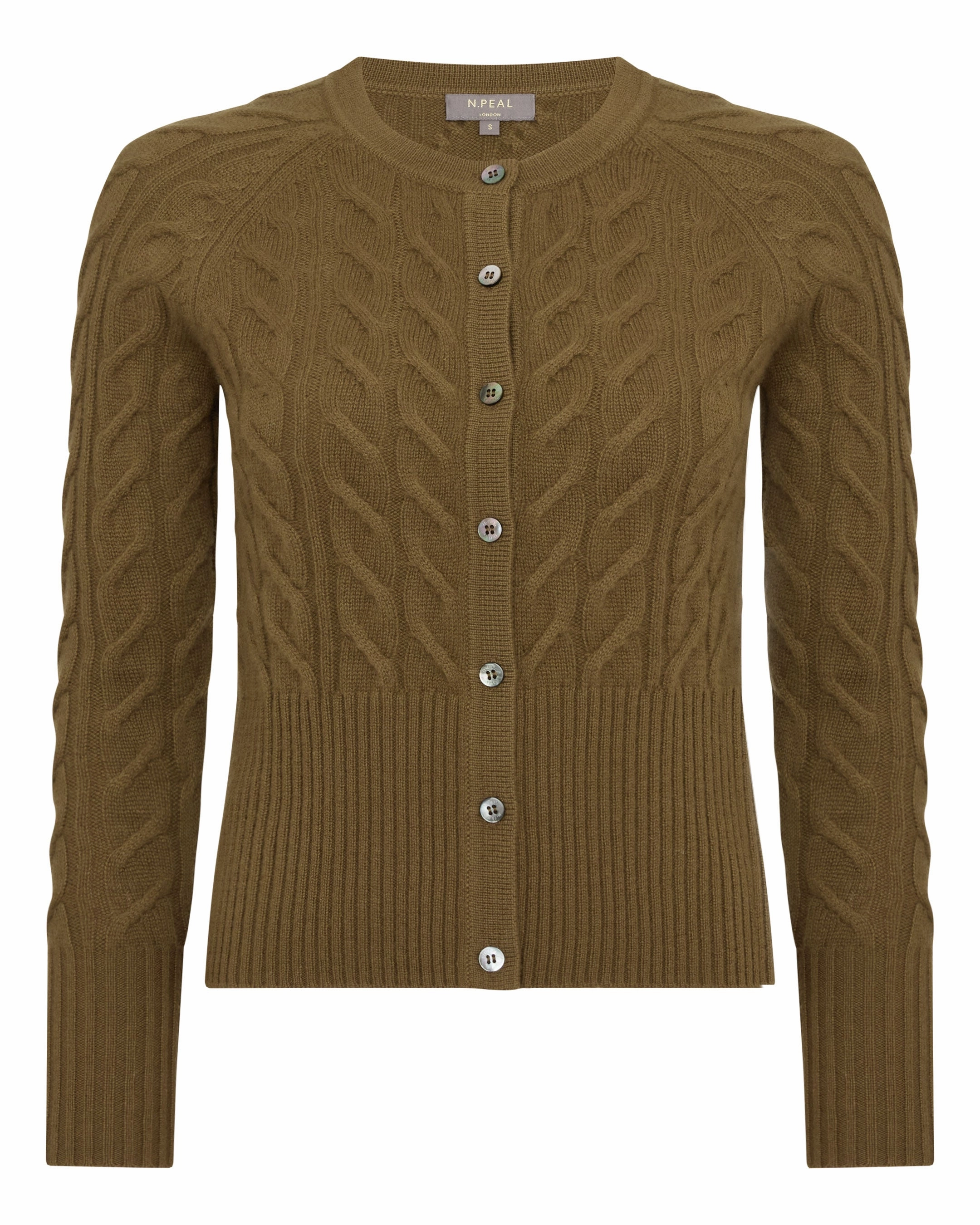 Best Seller Deal Todays Mega Savings Women'S Myla Cable Cashmere Cardigan Cinnamon Brown