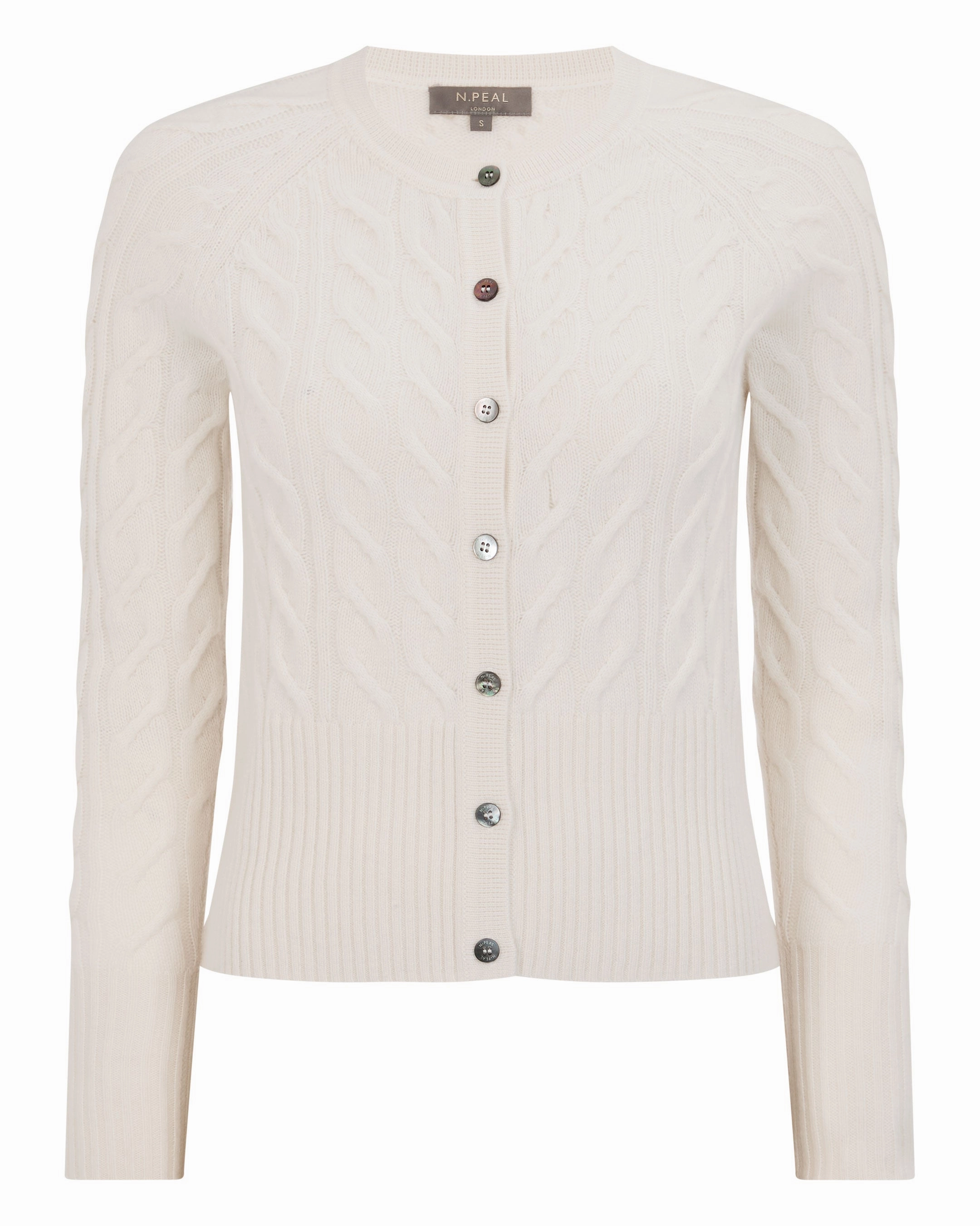 Flash Deal Today Best Deal Online Women'S Myla Cable Cashmere Cardigan New Ivory White