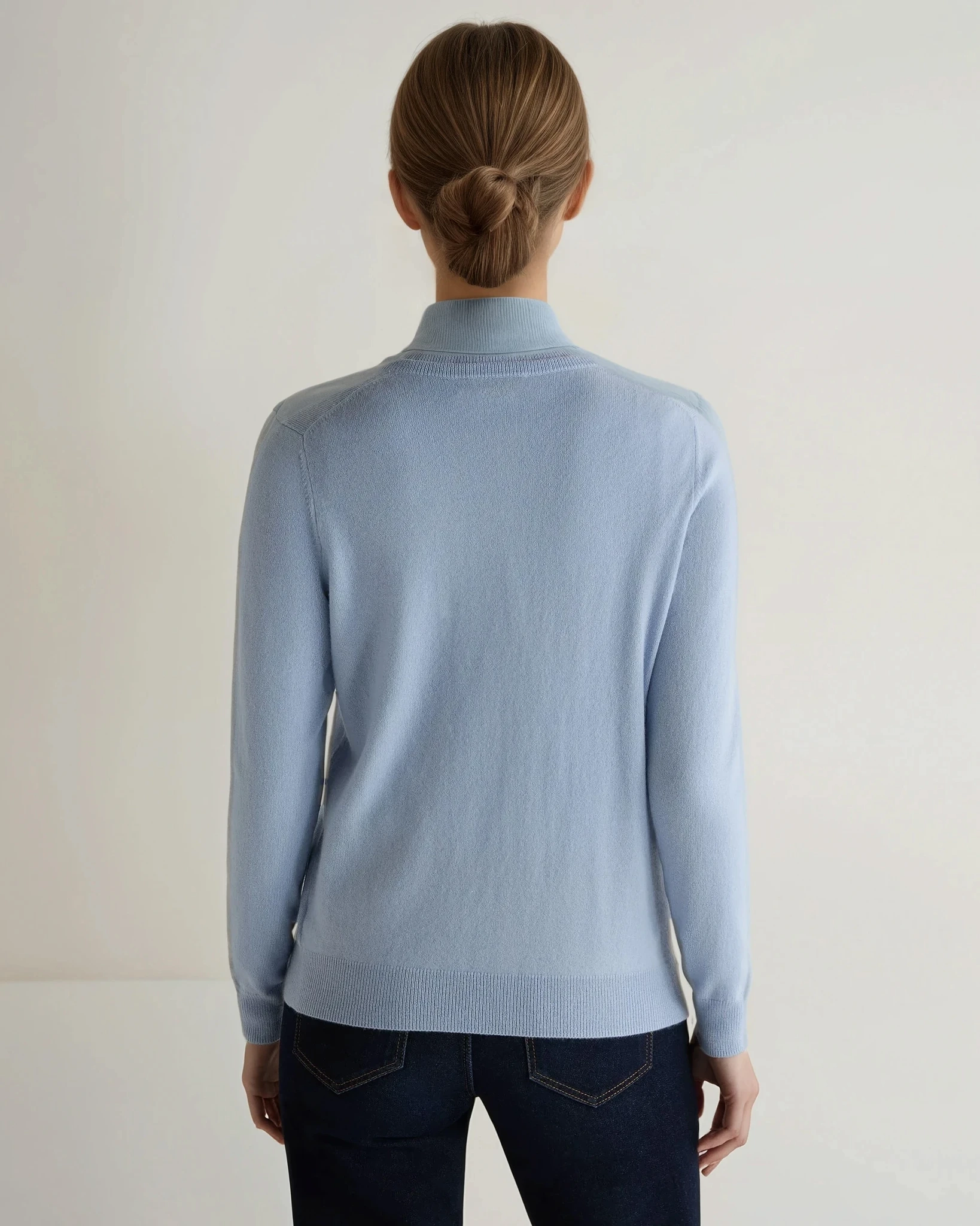 Women'S Olivia Round Neck Cashmere Cardigan Sea Mist Blue Surprise Offer Now Exclusive Online Deal