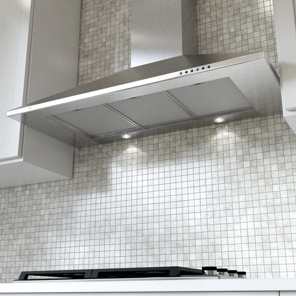 Xo Appliance XOB42S 600 Cfm 42" Italian Made Wall Mount Chimney Range Hood Stainless