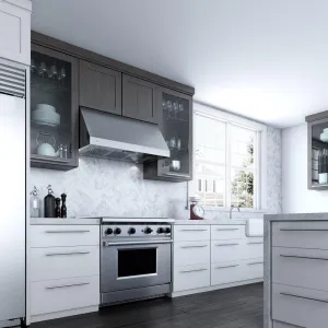 Xo Appliance XOT1836SC 36" 600/395 Cfm Italian Made Pro Hood Range Hood Stainless