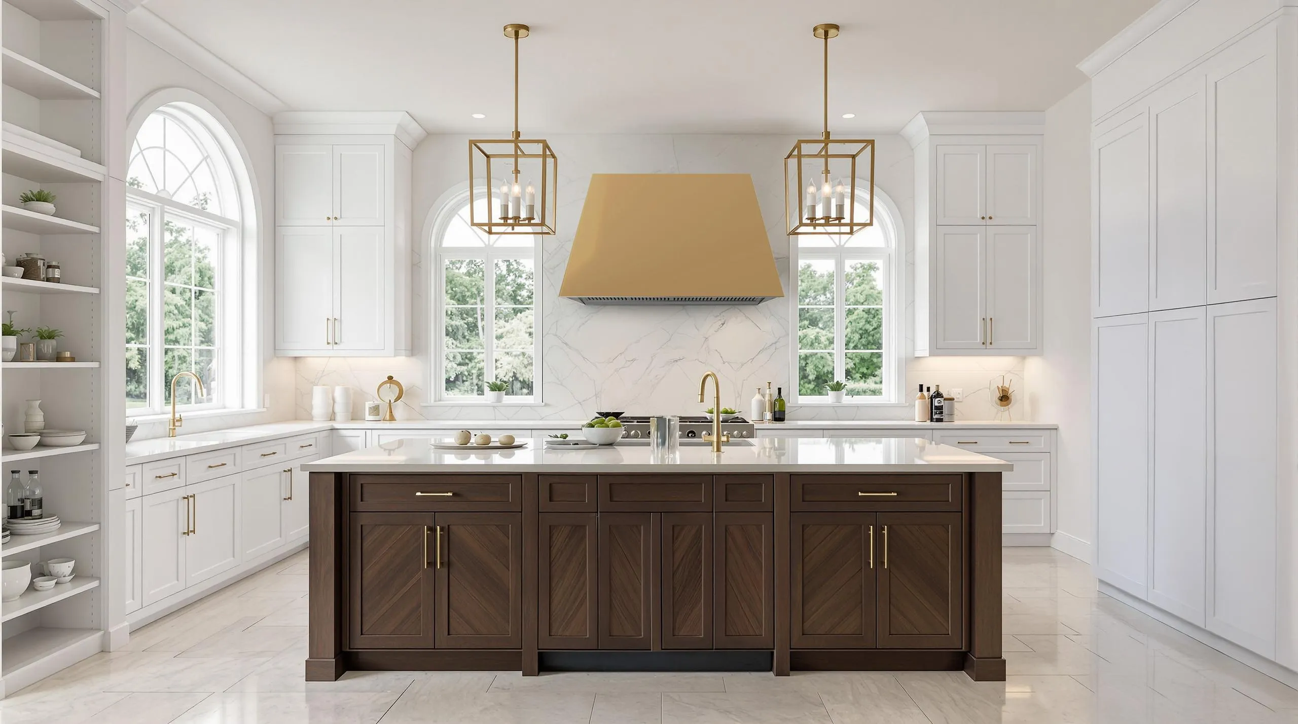 Xo Appliance XOVD136SG Xo 36In Designer Hood Satin Gold Insert Sold Separately