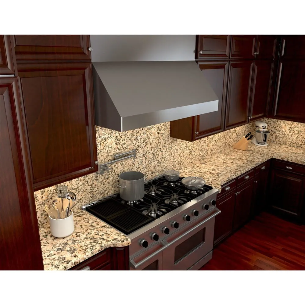 Zephyr AK7500BS 30" Tempest Ii Wall Hood With 650 Cfm Blower, 6 Speed Levels, Act