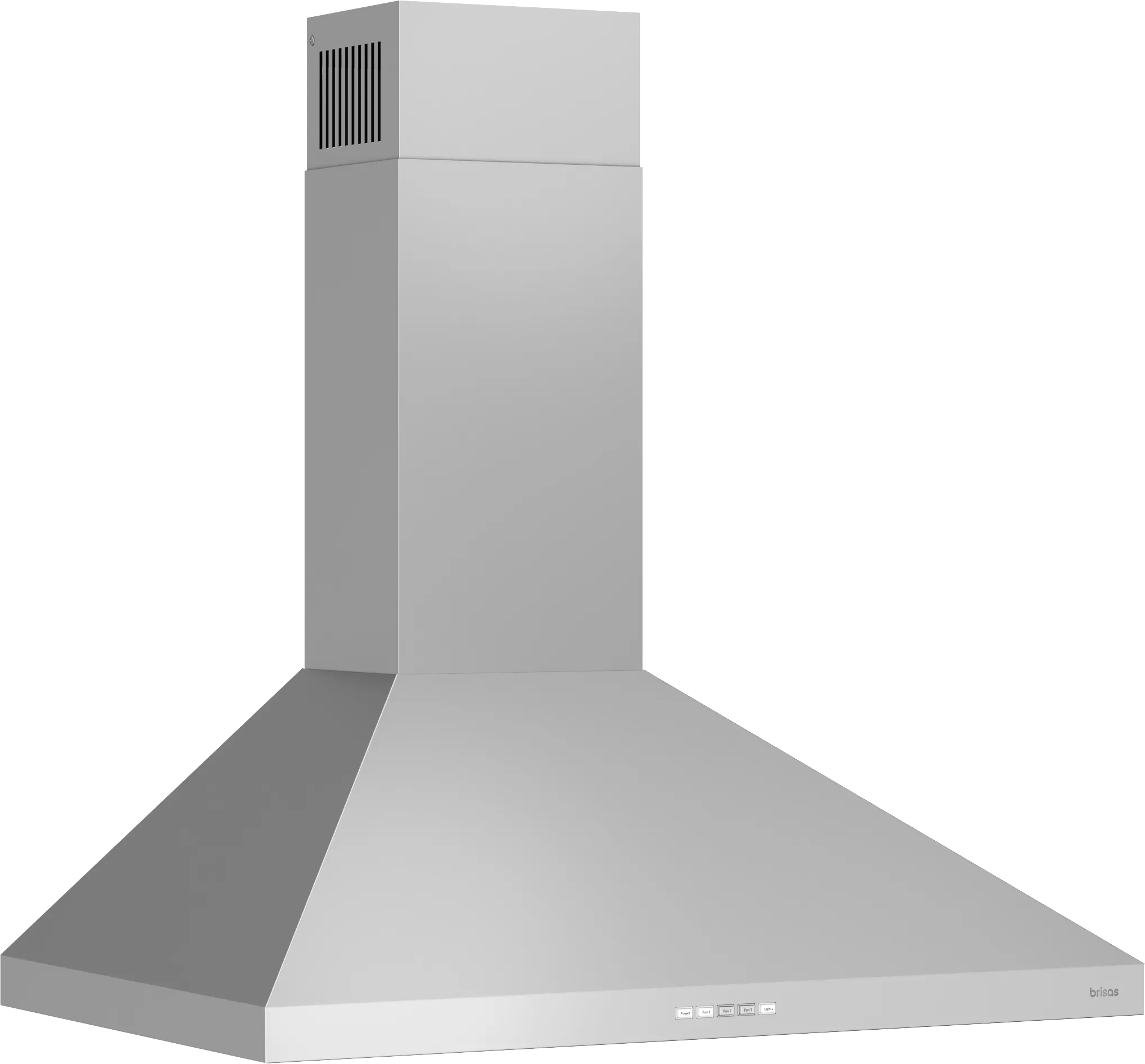 Zephyr BVEE30CS Brisas Traditional Pyramid Wall, 30" Ss, Act, Led